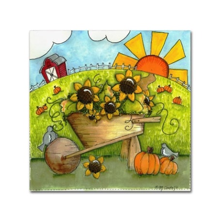 Maureen Lisa Costello 'Fall Harvest' Canvas Art,35x35